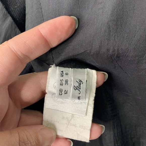 Istvan Francer Strong Shoulder Doublebreasted Wool Jacket Womens 8 ITALY—READ - Picture 8 of 12